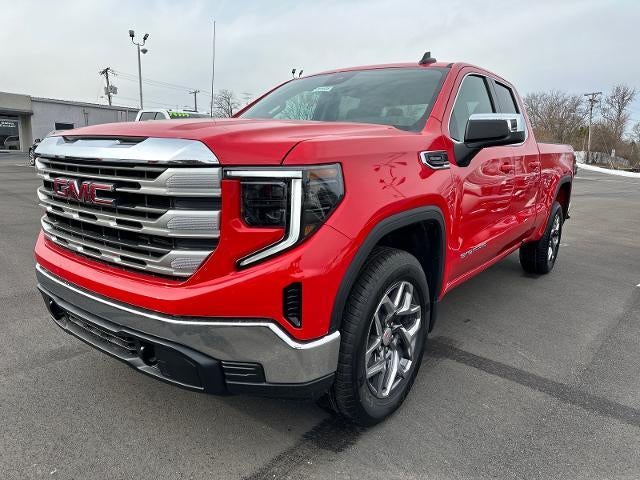 2026 GMC Sierra 1500 SLE in Cardinal Red — front three-quarter view