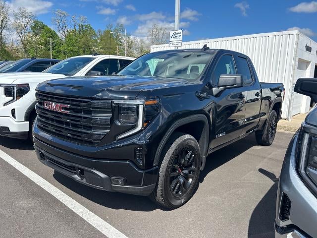 2026 GMC Sierra 1500 Elevation in Onyx Black — front three-quarter view