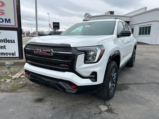 2026 GMC Terrain AT4 in Summit White — front three-quarter view