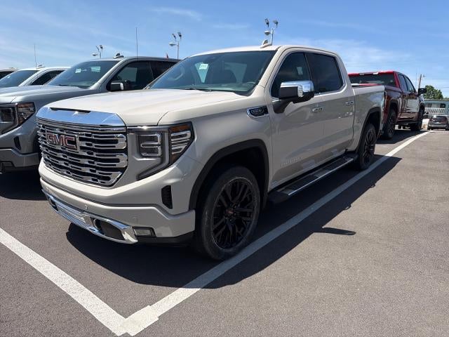 2026 GMC Sierra 1500 Denali in Coastal Dune — front three-quarter view